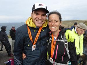 Luretta and Jon, Beachy Head Marathon Runners