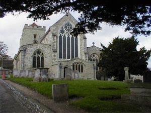 Exterior of St Mary's Church in Eastbourne, participating in Eastbourne's Heritage Open Days