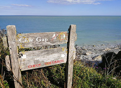 Cow Gap beach walk